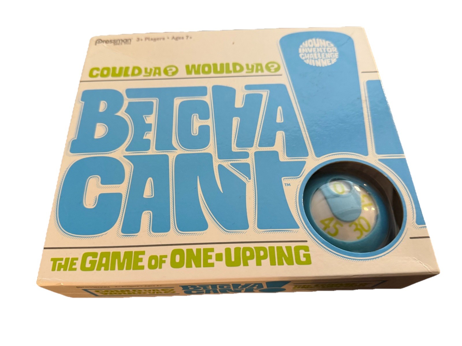 Betcha Can’t Board Game of One Upping Young Inventor Challenge Award Winner -NEW