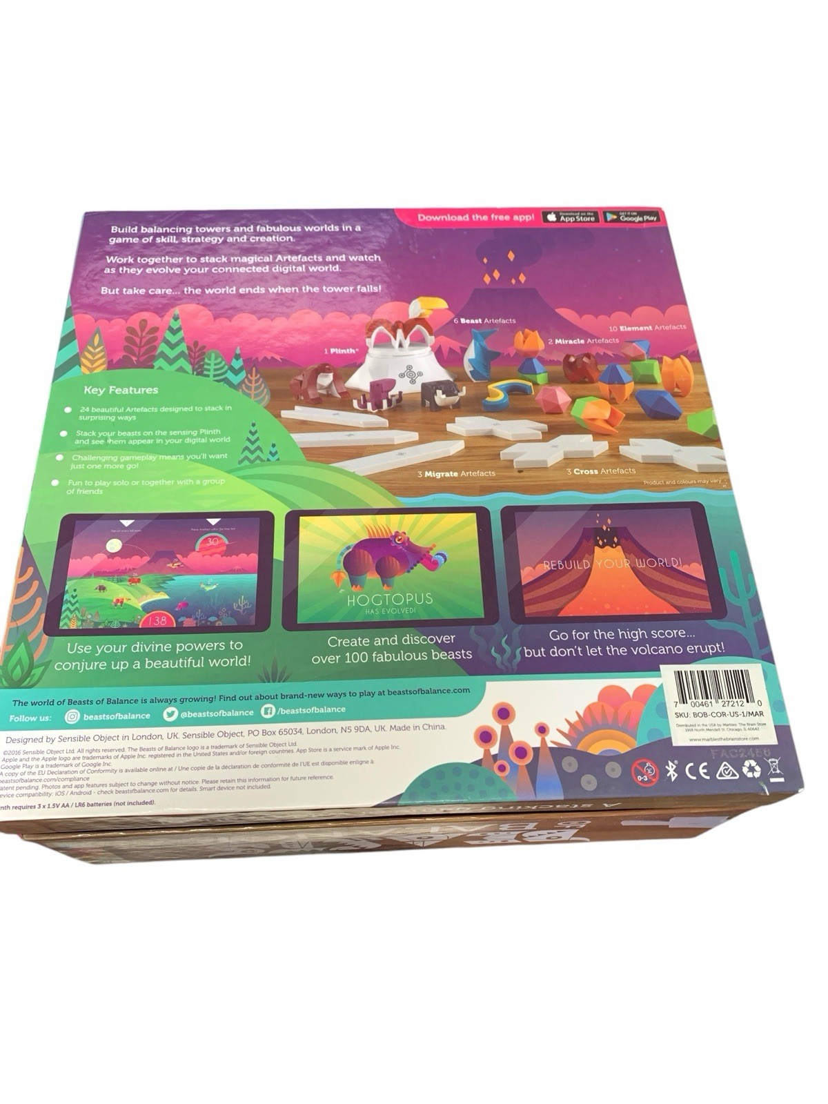 Beasts of Balance APP GAME 2016 Complete Wild Creation Age 7up Colorful