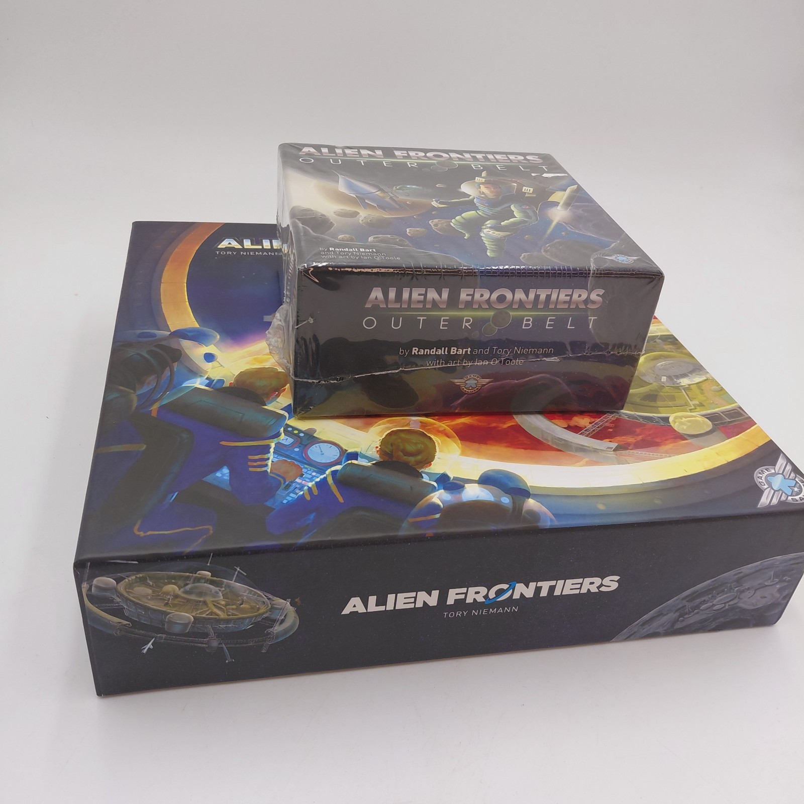 Alien Frontiers Outer Belt Expansion Box Sealed & Open Board Game Space Family