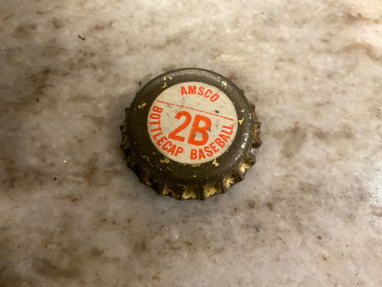 Rare 1960’s AMSCO BASEBALL GAME 19 BOTTLE CAPS