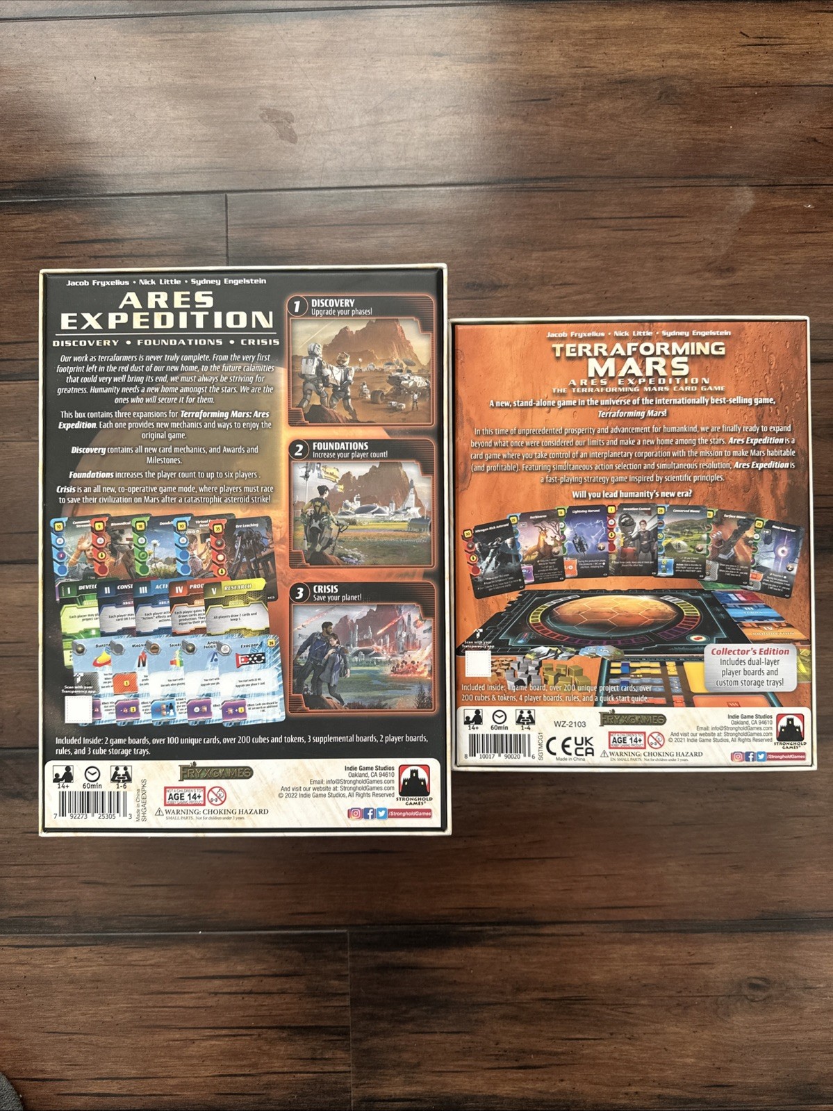 Terraforming Mars Ares Expedition w/ All Expansions, Promos, Sleeves, Metal Upg