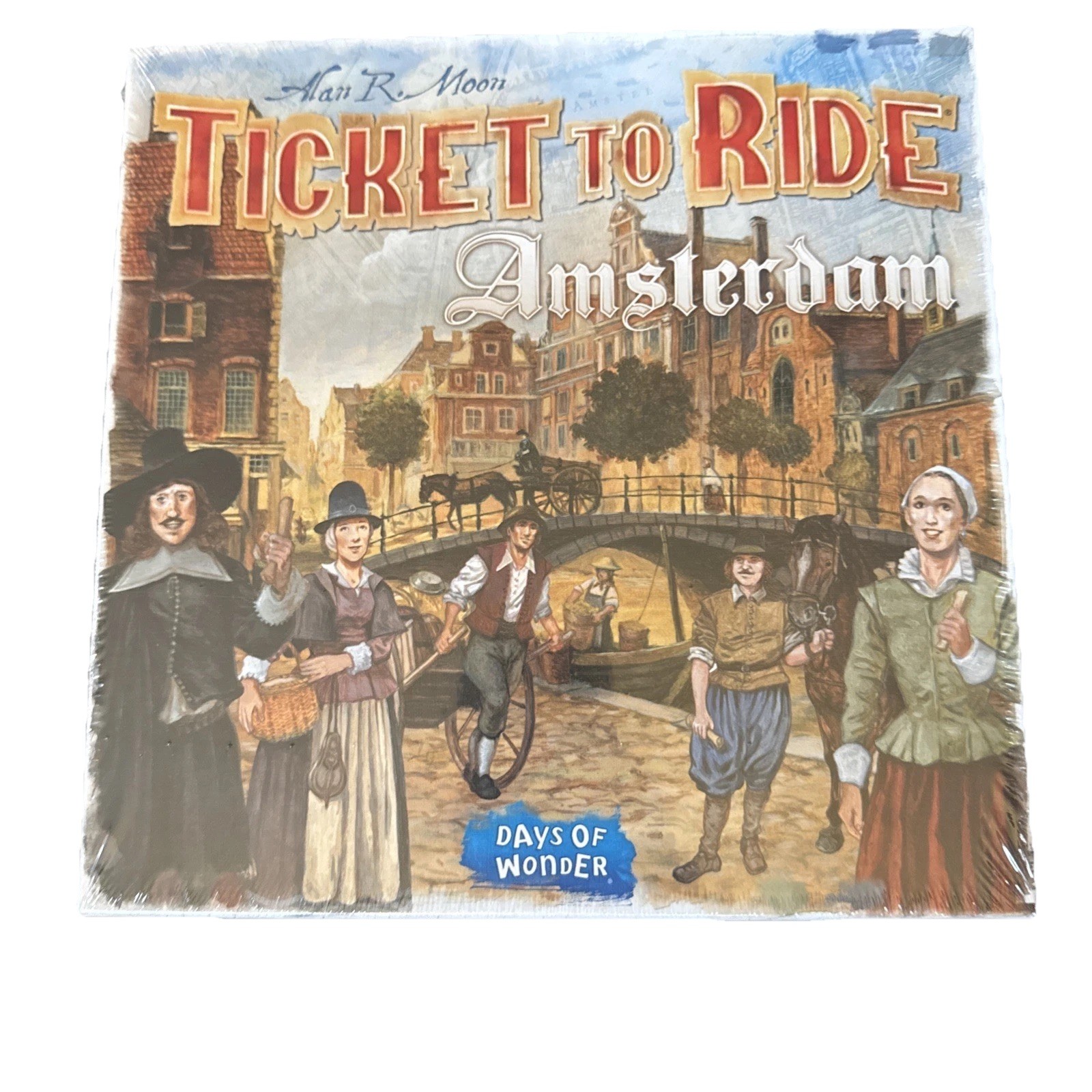 NEW! Ticket To Ride Amsterdam Board Game Days of Wonder Alan R Moon Train Cards