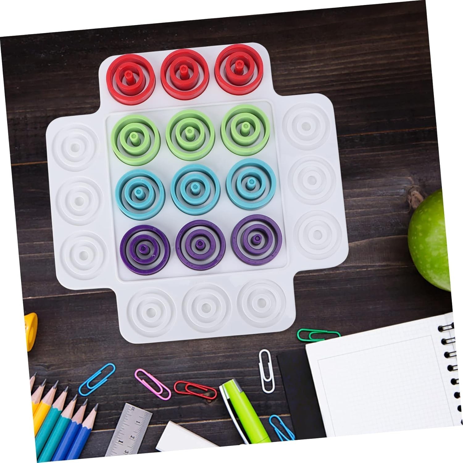 Color Matching Strategy Board Game – Plastic Puzzle Game for Kids & Family