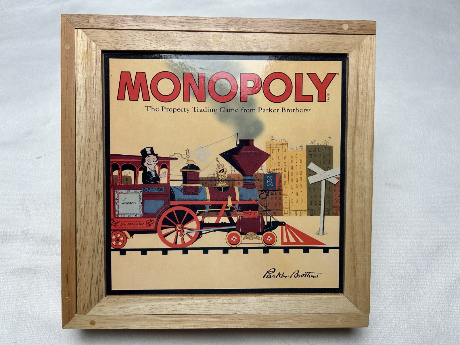 Hasbro Monopoly Nostalgia Edition 2001 Parker Brothers Wooden Board Game