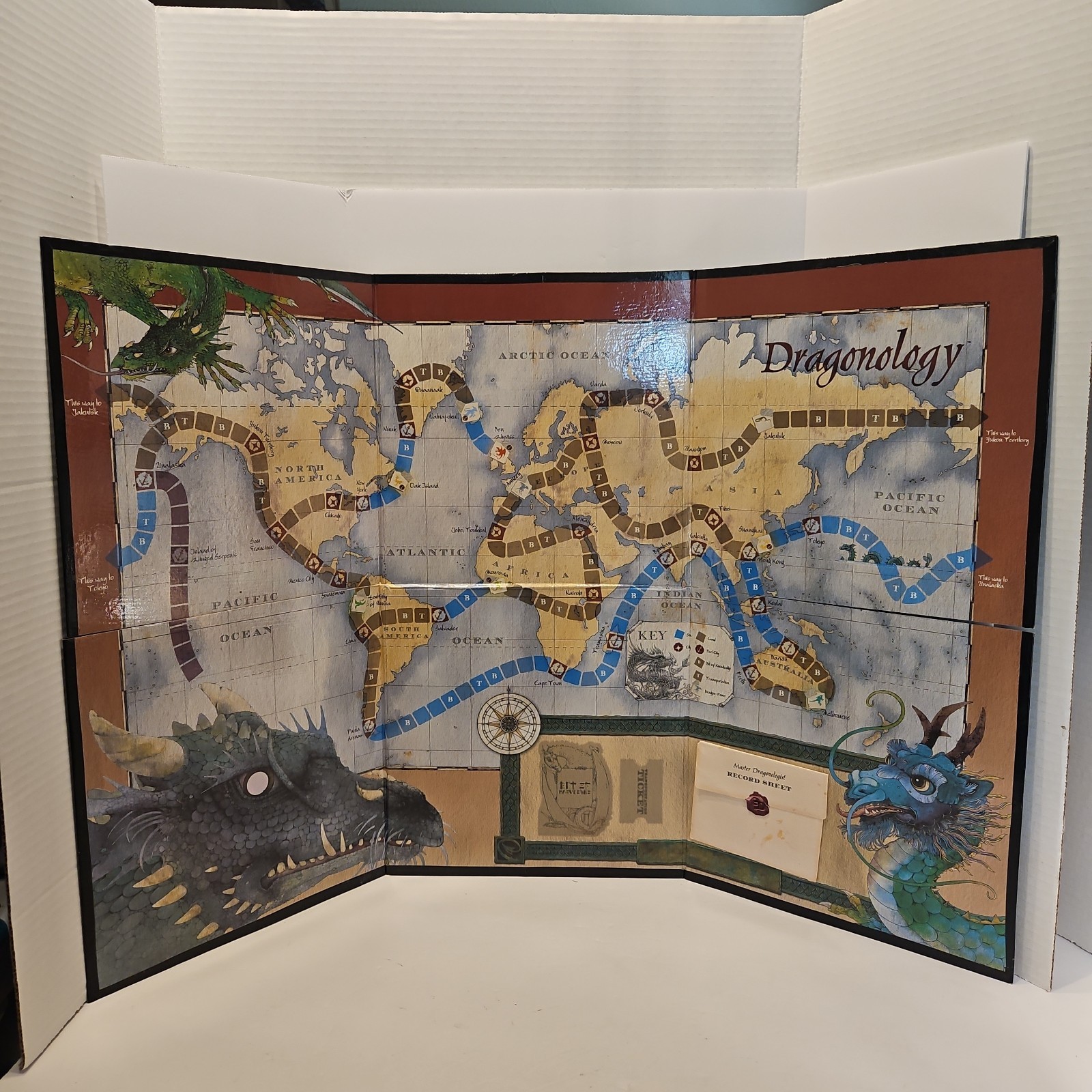 Vintage Dragonology The Game Sababa Toys Board Game 2003 NYTimes Best Sell Book