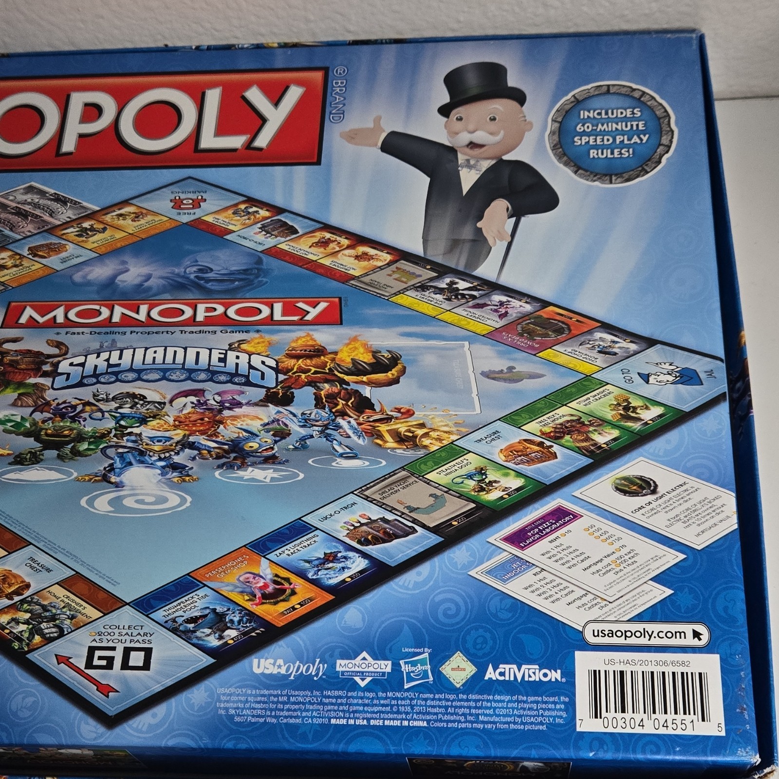 Skylanders Edition Monopoly Board Game Complete 2013