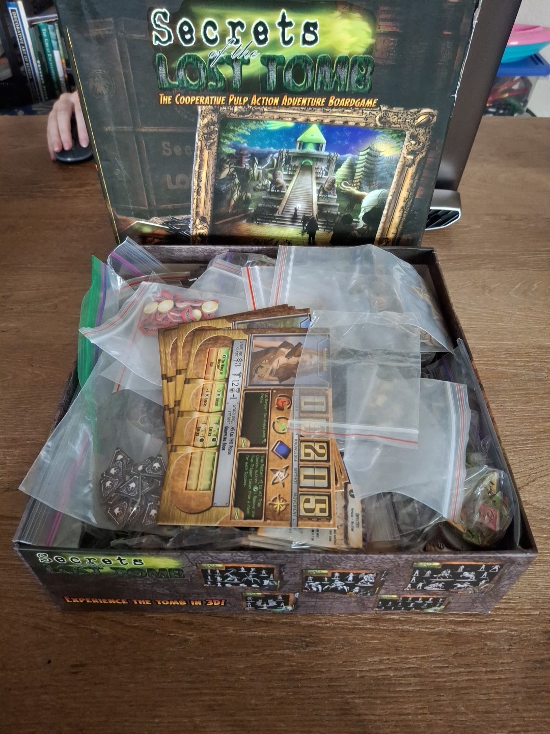 Everything Epic Boardgame Secrets of the Lost Tomb (2nd Ed) Box EUC 100% Complet