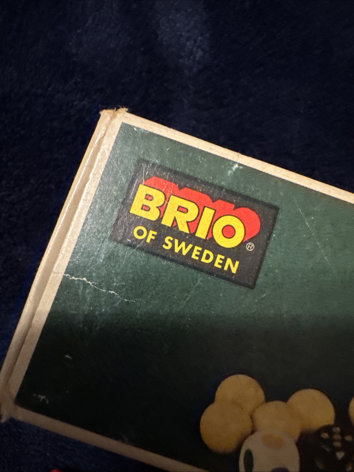 Vintage BRIO KULBANK DICE GAME KUGEL-SPIEL Game with Box NO DICE/BALLS- Sweden