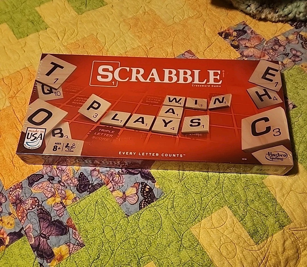 Hasbro Classic Scrabble Board Game for Kids Family Multi-Player Fun New Sealed