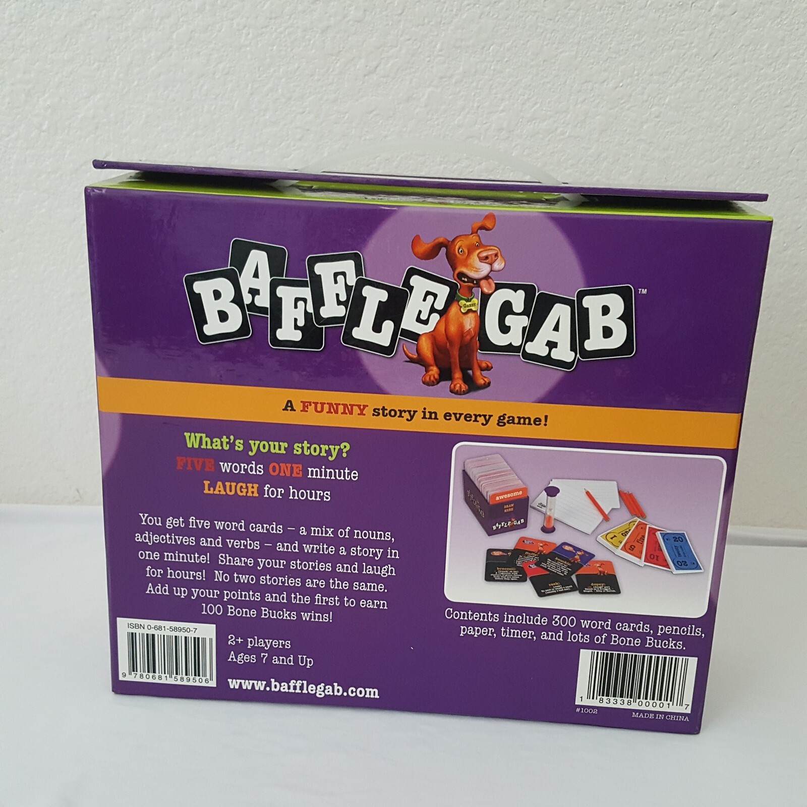 Baffle Gab Board Game Classroom Group Party Funny Story Word Limited Edition….