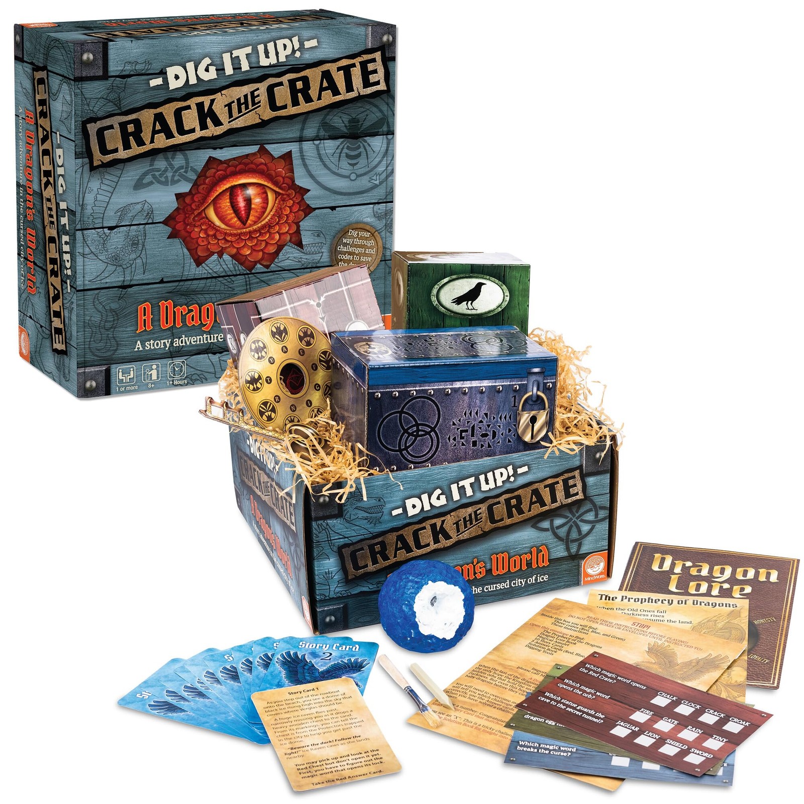 Dig It Up! Crack the Crate Board Game for 1 or More Players – Bring the Thril…