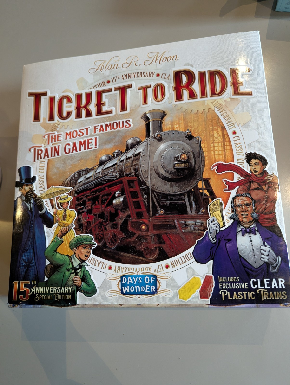 Ticket To Ride 15th Anniversary special Edition Days of Wonder Complete, sleeve