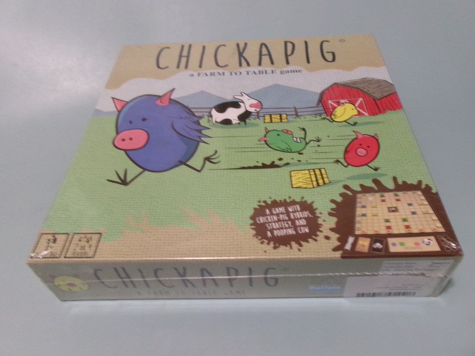 Chick a Pig Buffalo Games Kids Family Board Game NEW Strategic Age 8+ 2-4 Player