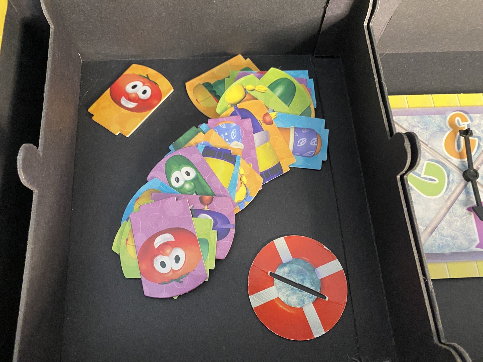 VeggieTales Don’t Sink in the Sink! Board Game 100% COMPLETE