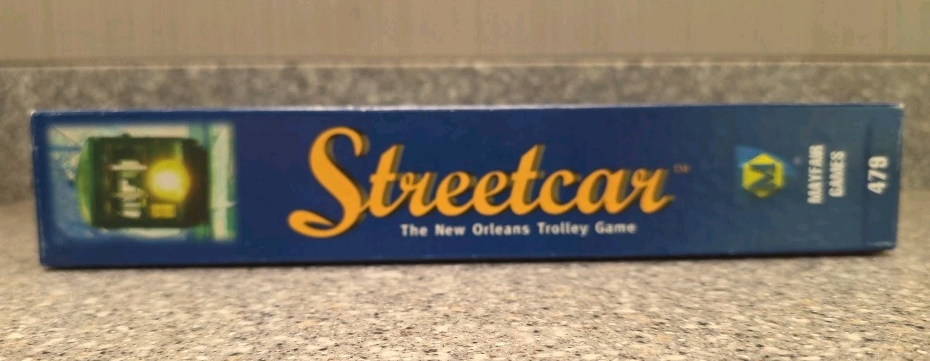 Streetcar Board Game New Orleans Trolly 479 1995 Mayfair Games Complete