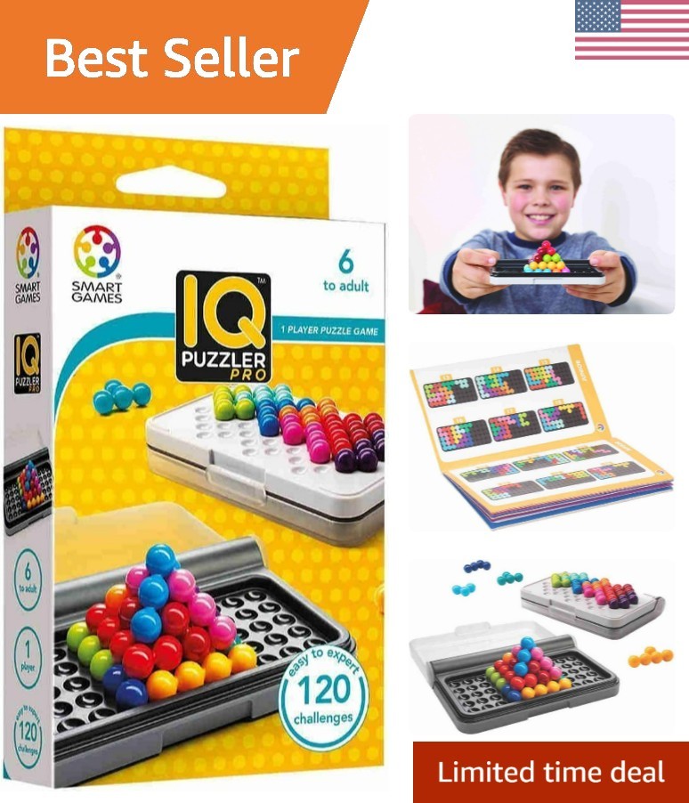 IQ Puzzler Pro | Boost Logic and Problem Solving Skills | Level Up with 120 2…