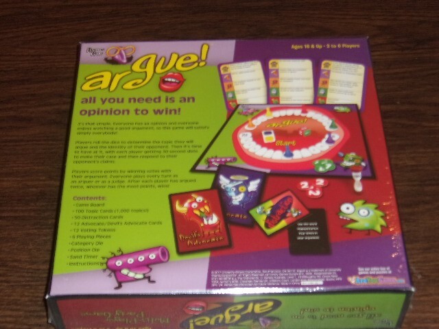 NIB 2017 Argue! Multi-Player Party Game Opinions & Arguments By University Games