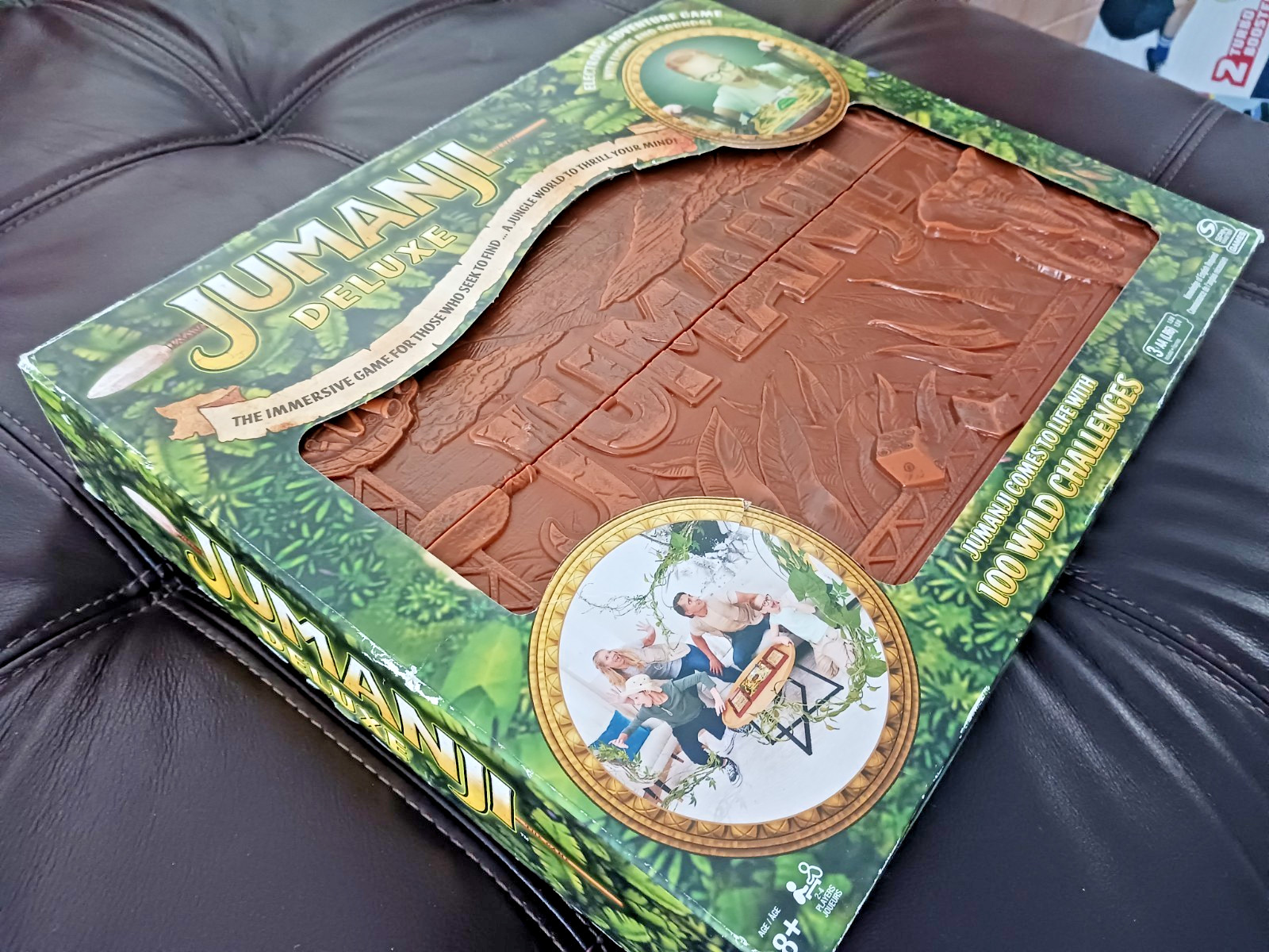 JUMANJI DELUXE ELECTRONIC BOARD GAME IN ORIGINAL BOX COMPLETE TESTED WORKS WELL!