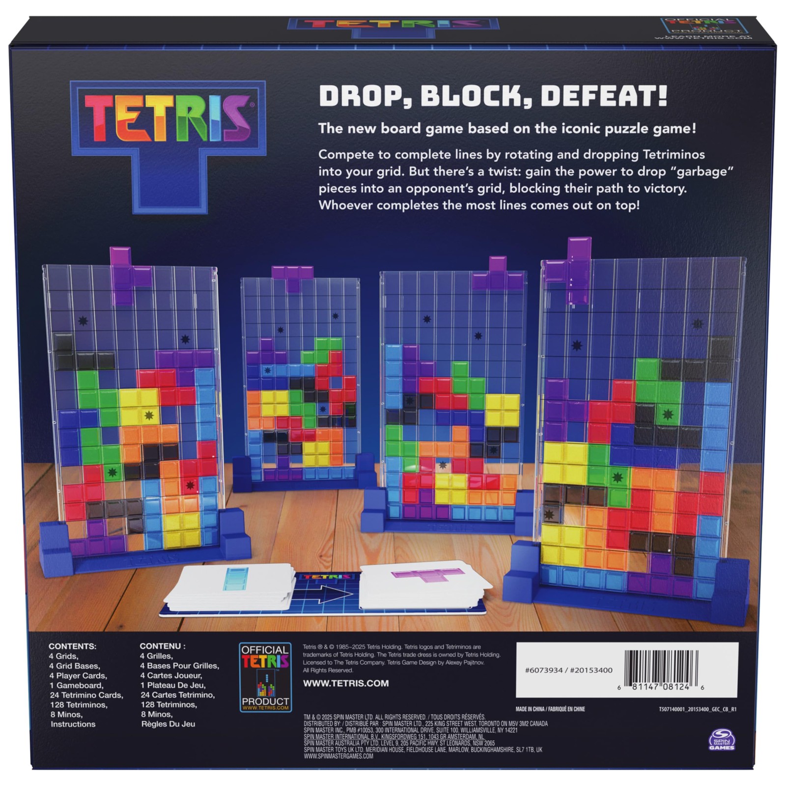 , Tetris: The Board Game, Play The Classic Puzzle Game Tetris in Real Life, M…