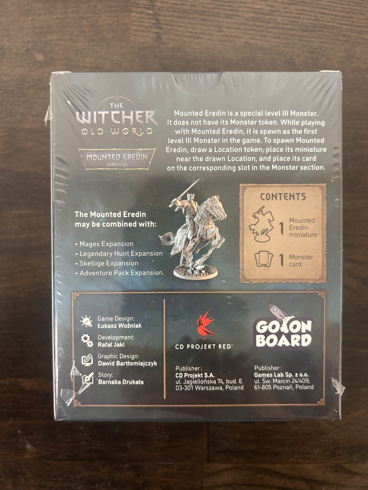 Go On Board – The Witcher Old World + Kickstarter Expansions + Mounted Eredin EX