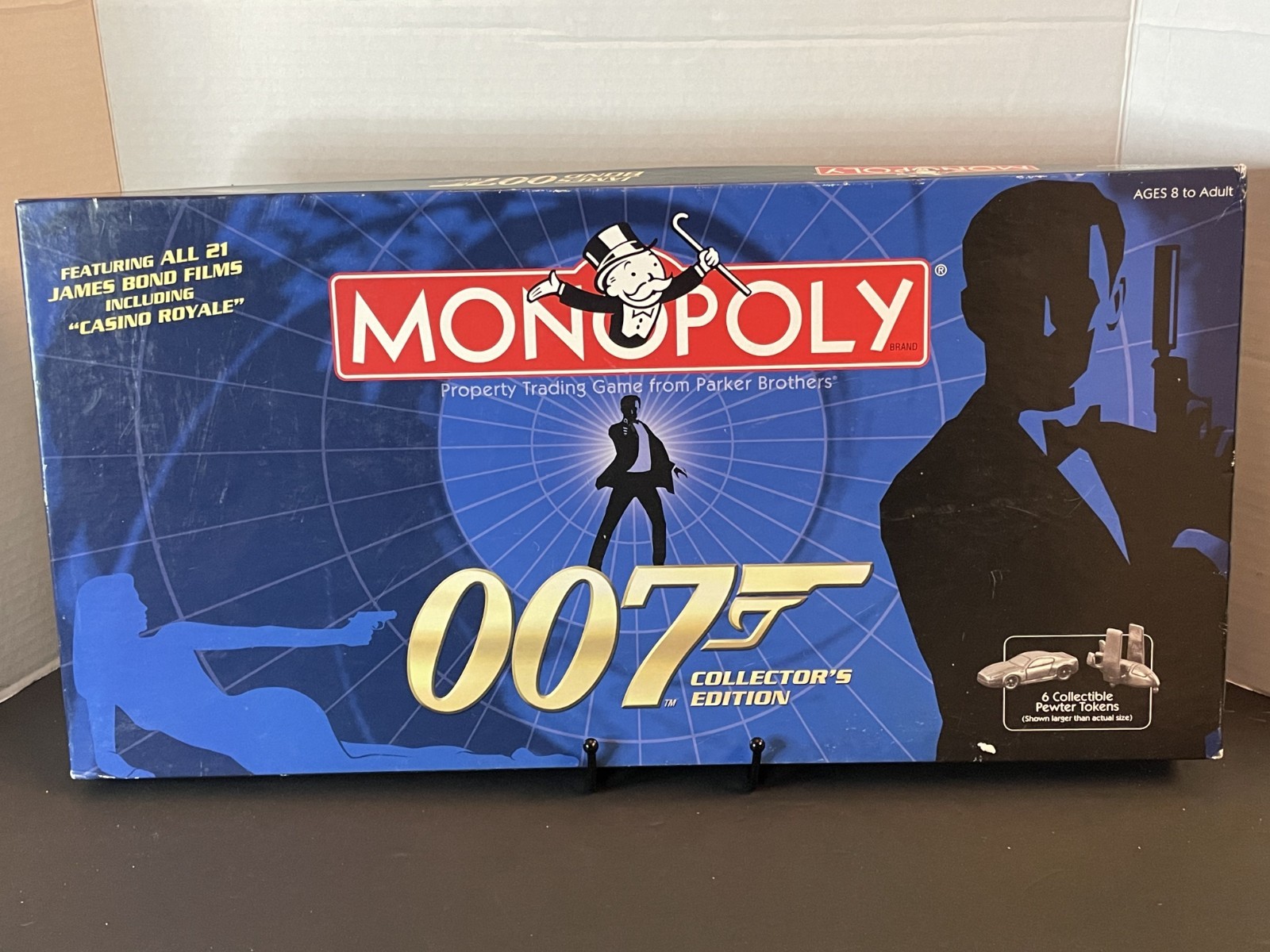 Monopoly James Bond 007 Collector’s Edition Board Game Hasbro 2006 – Complete