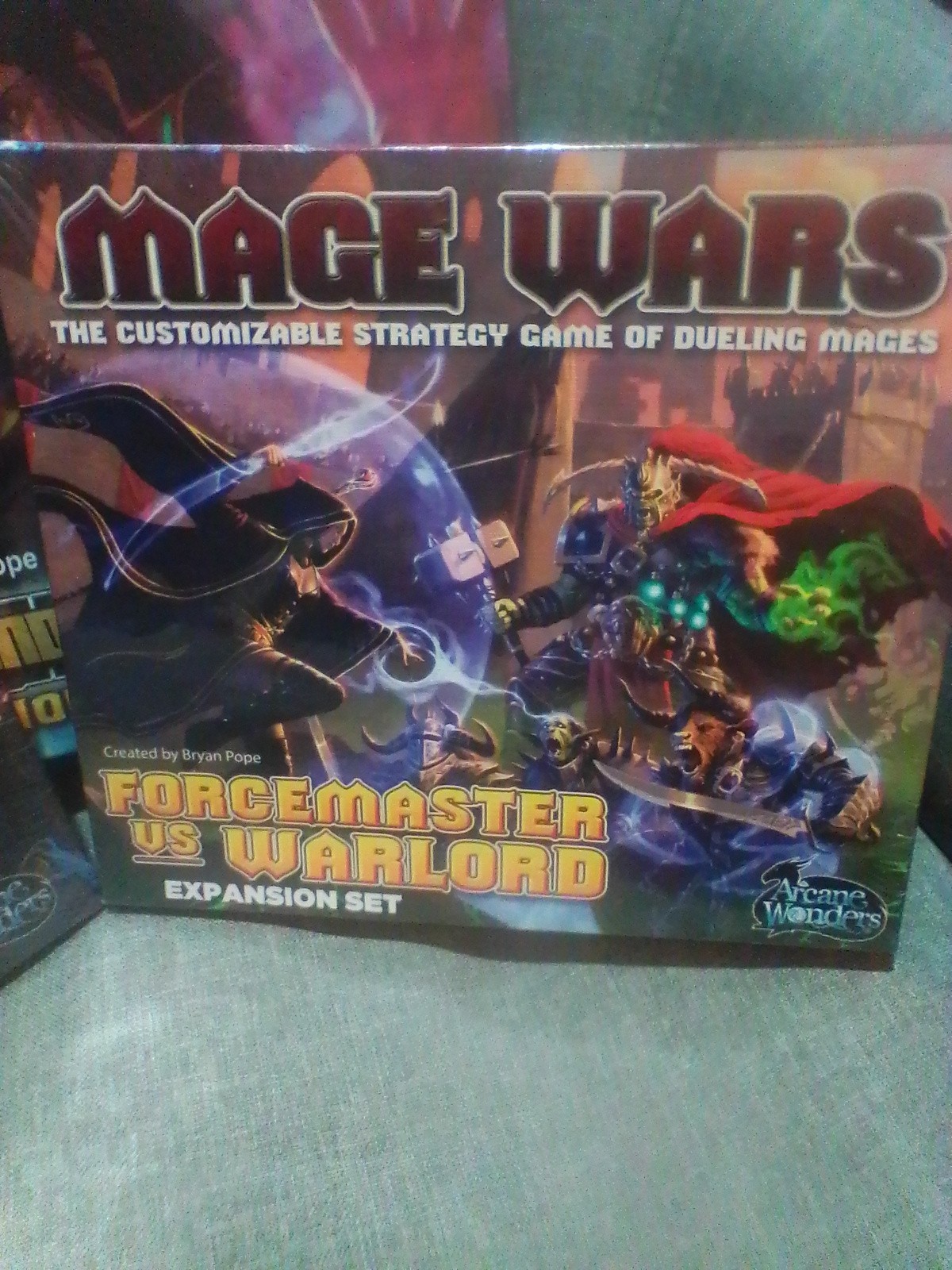 🔥 SET ForceMaster vs Warlord Mage Wars Arena & Two Expansion Sets 🔥