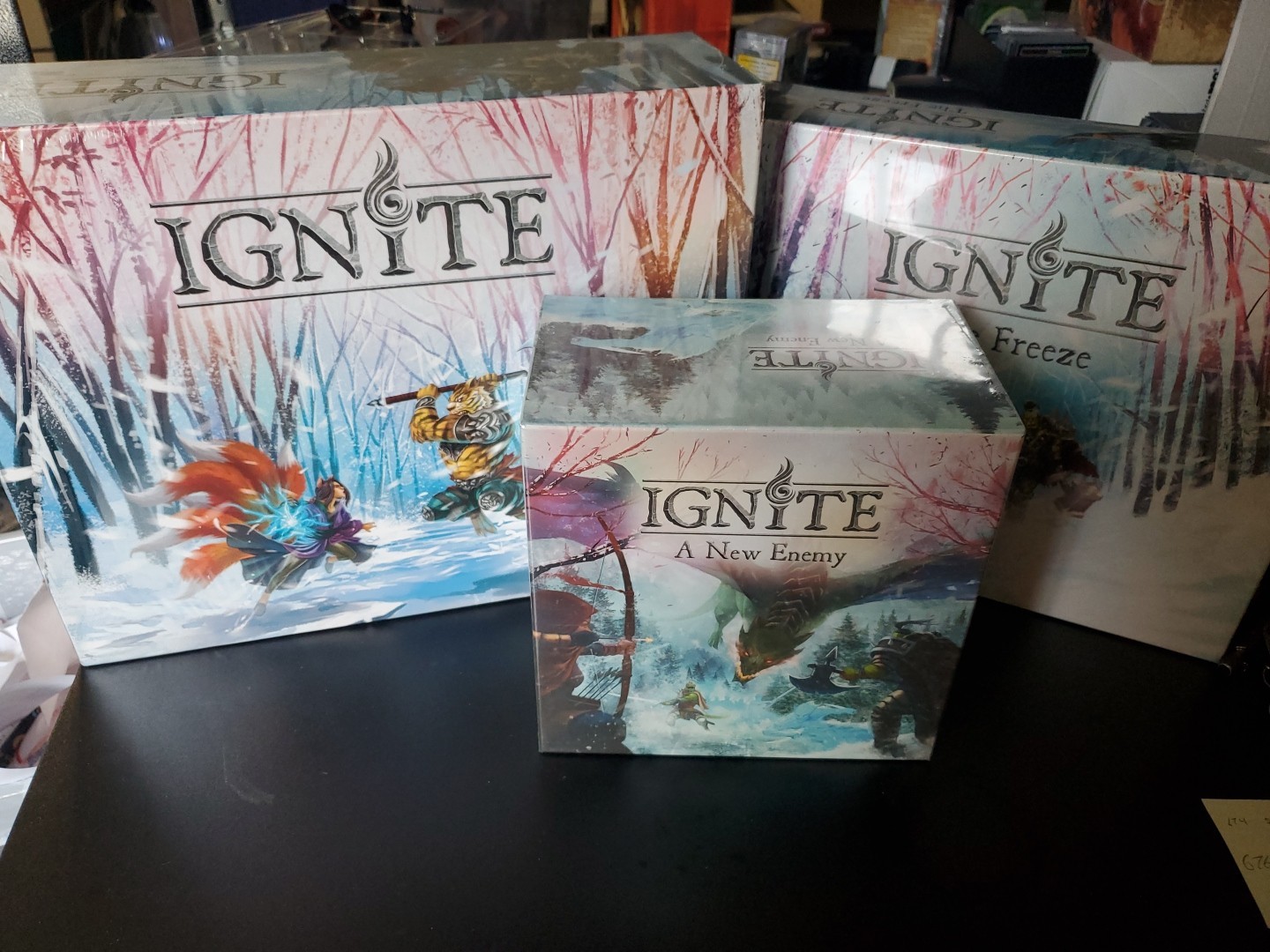 Ignite Board Game – W/ The Freeze & A New Enemy Expansions