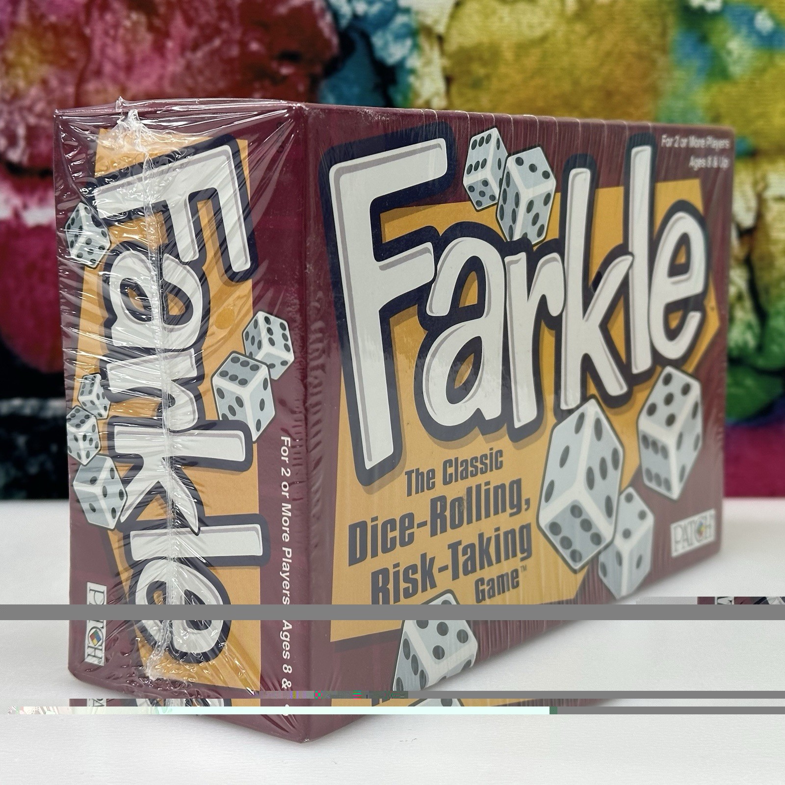 FARKLE Classic Dice Rolling Risk Taking Game Patch Products Ages 8+ Sealed NEW!