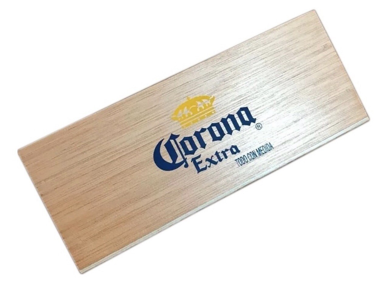 Professional Domino Set Corona Extra in Wooden Case