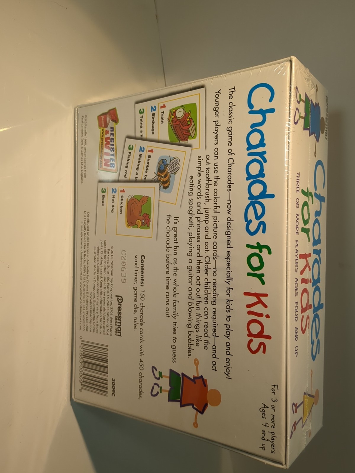 Pressman Charades for Kids – Multicolor Brand New Sealed