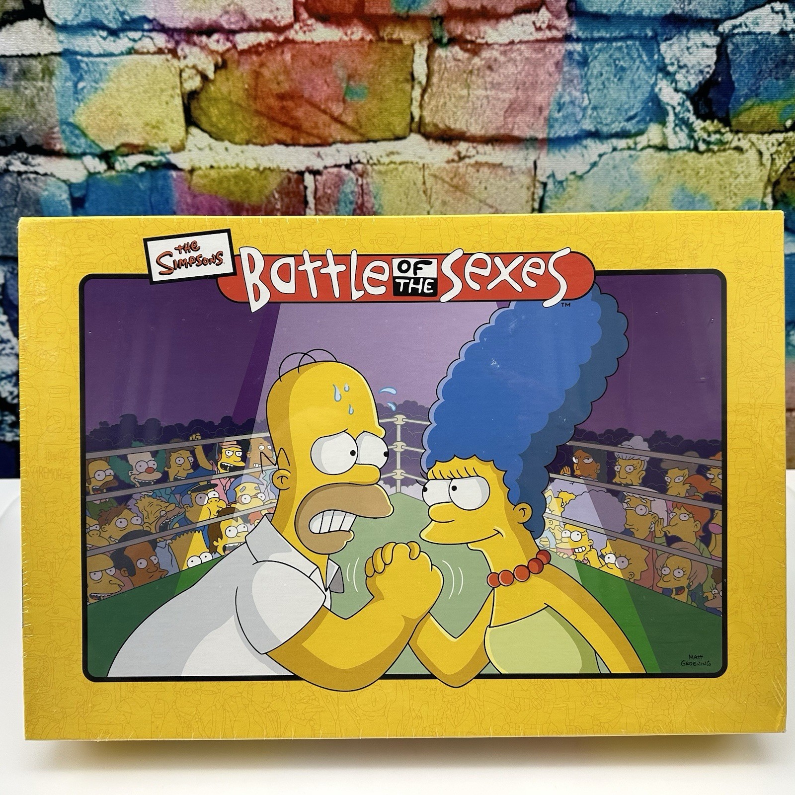 The Simpsons Battle Of The Sexes Board Game Spouses Vintage 2003 Ages 12+ NEW!