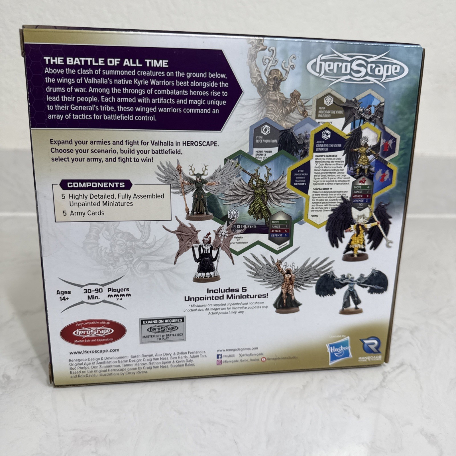 Heroscape: Revna’s Rebuke – Kyrie Warriors Army Expansion NEW IN BOX