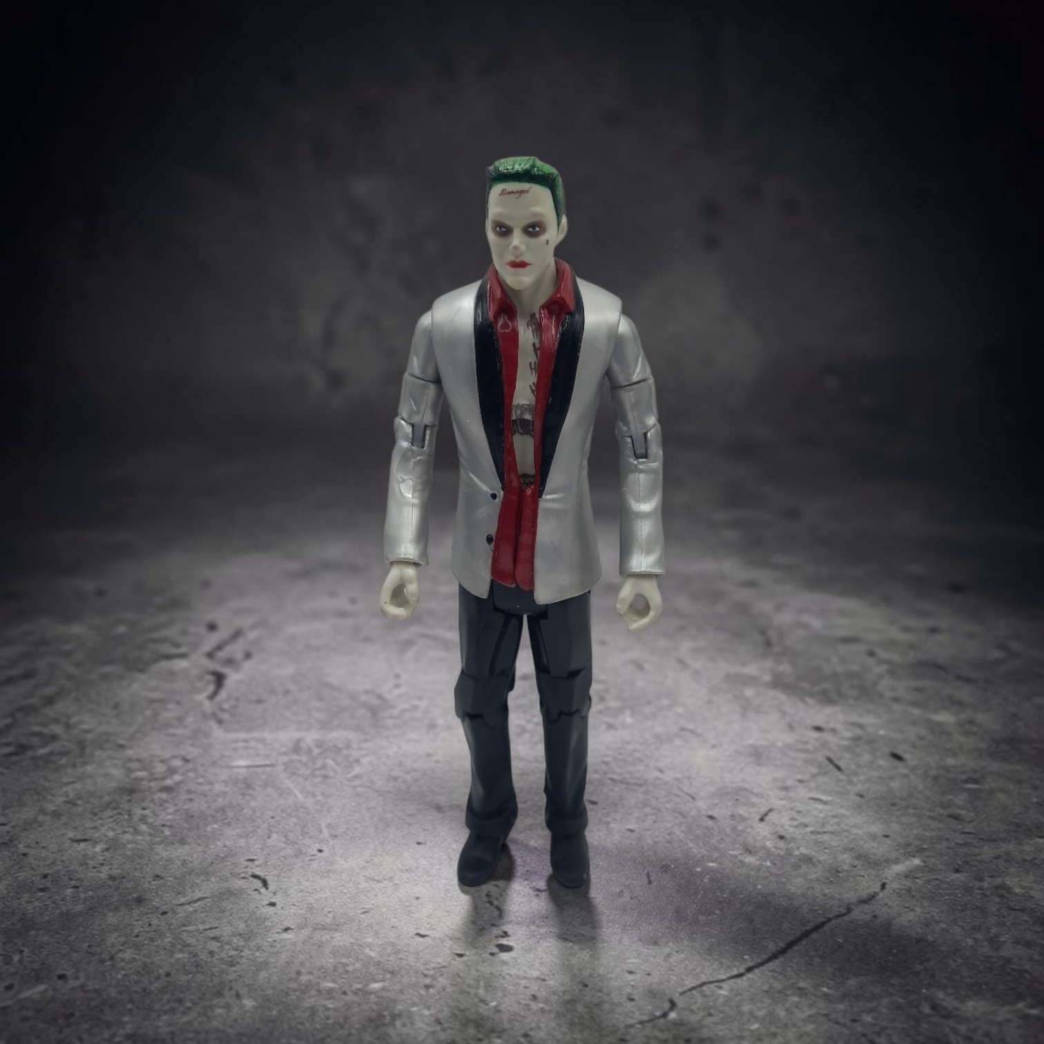 DC Comics Multiverse Suicide Squad The Joker Action Figure Silver Loose Preowne