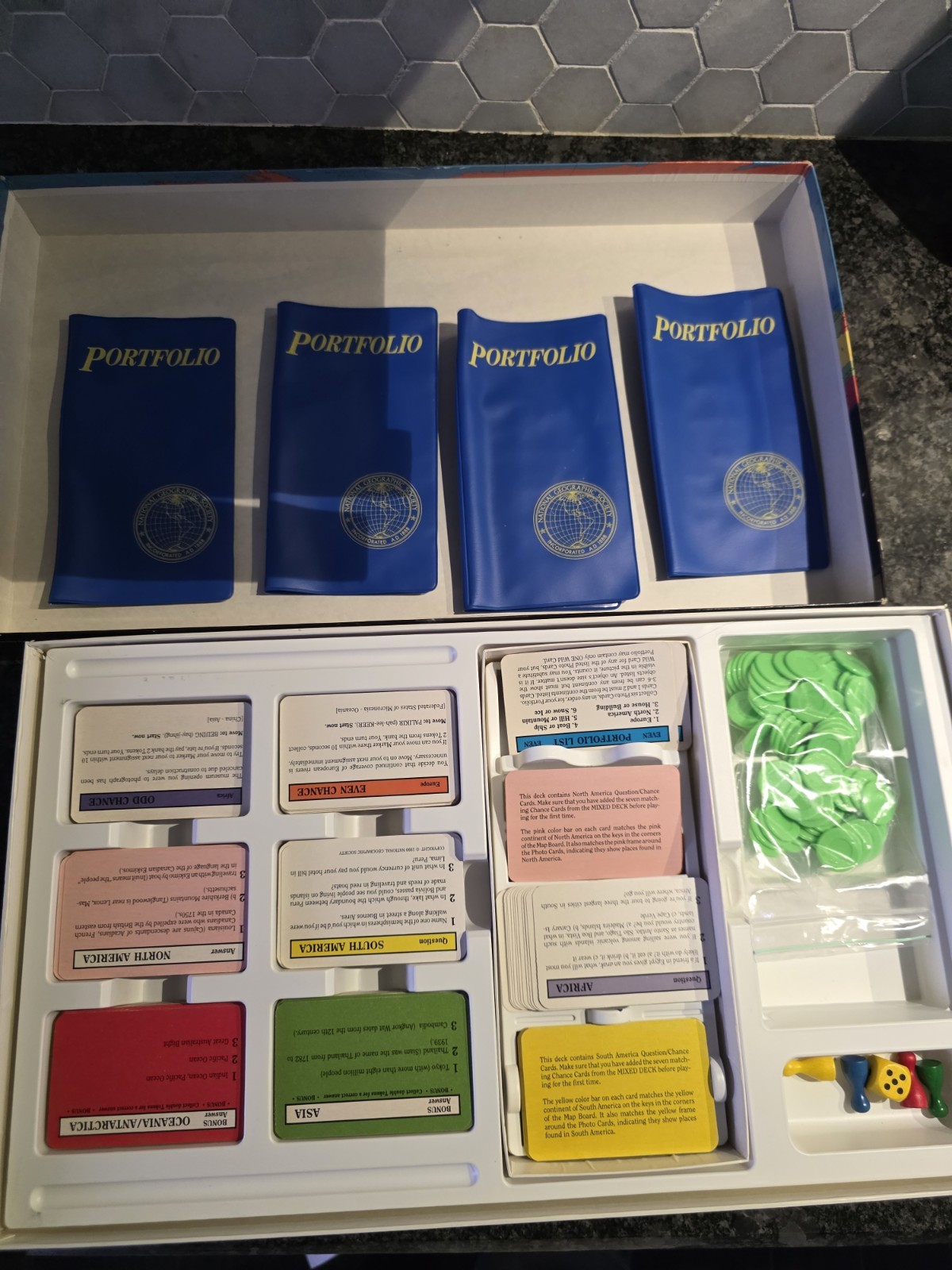 Vintage 1990 On Assignment with National Geographic Board Game – Complete