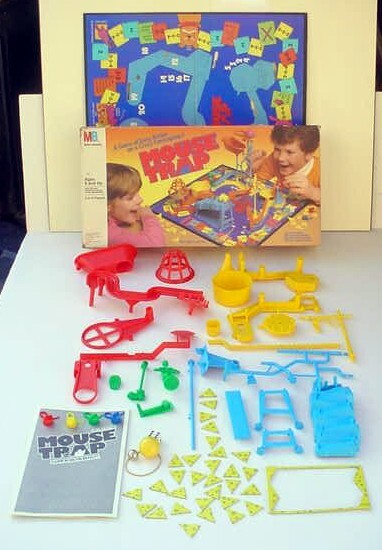 1986 Milton Bradley Mousetrap 100% Complete Board Game Mouse Trap Zany Crazy