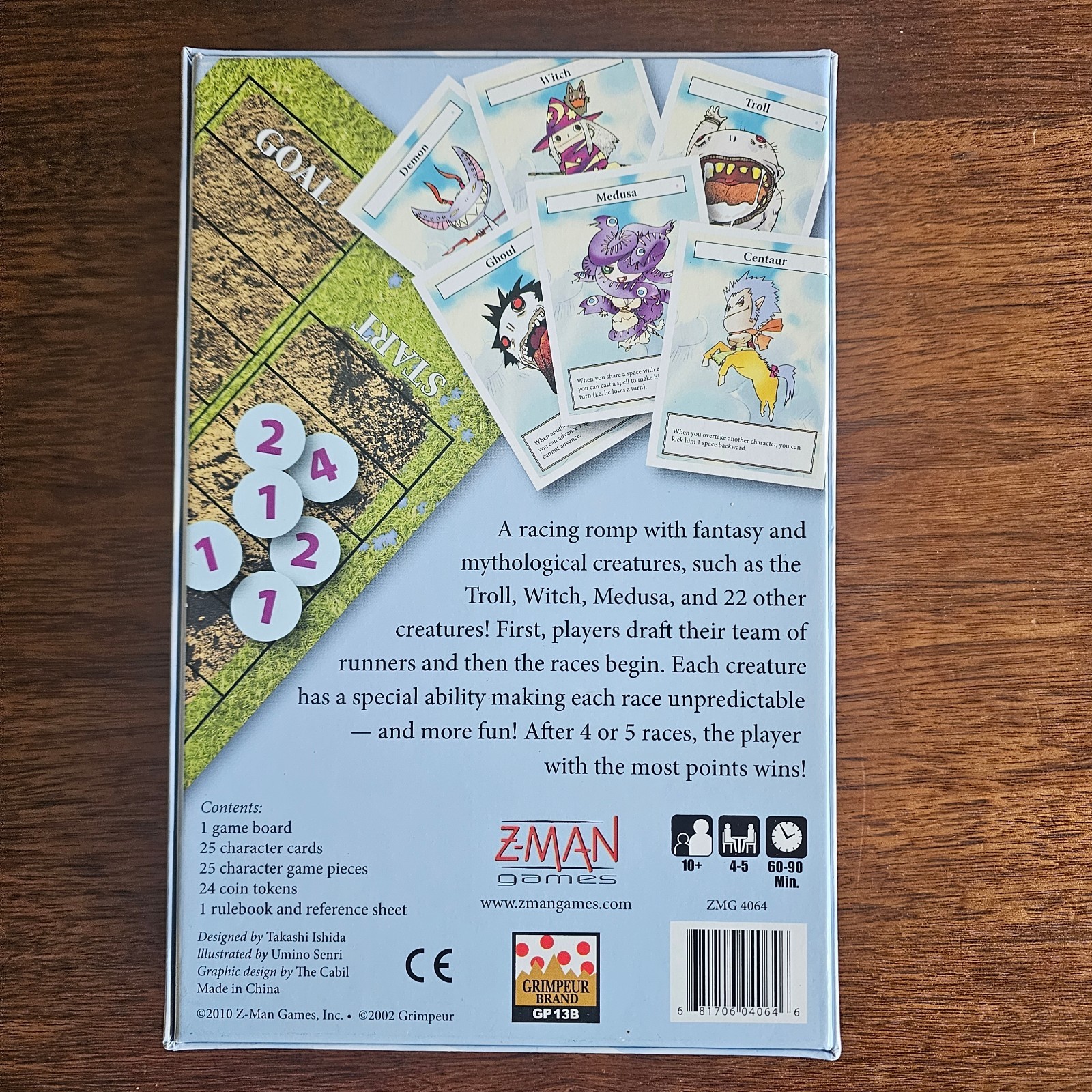 MAGICAL ATHLETE Board Game, Z-MAN GAMES, Unpunched, Unplayed (ZMG4064)