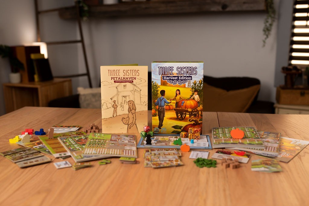 Three Sisters : Harvest Edition Roll & Write Board Game – 25th Century Games