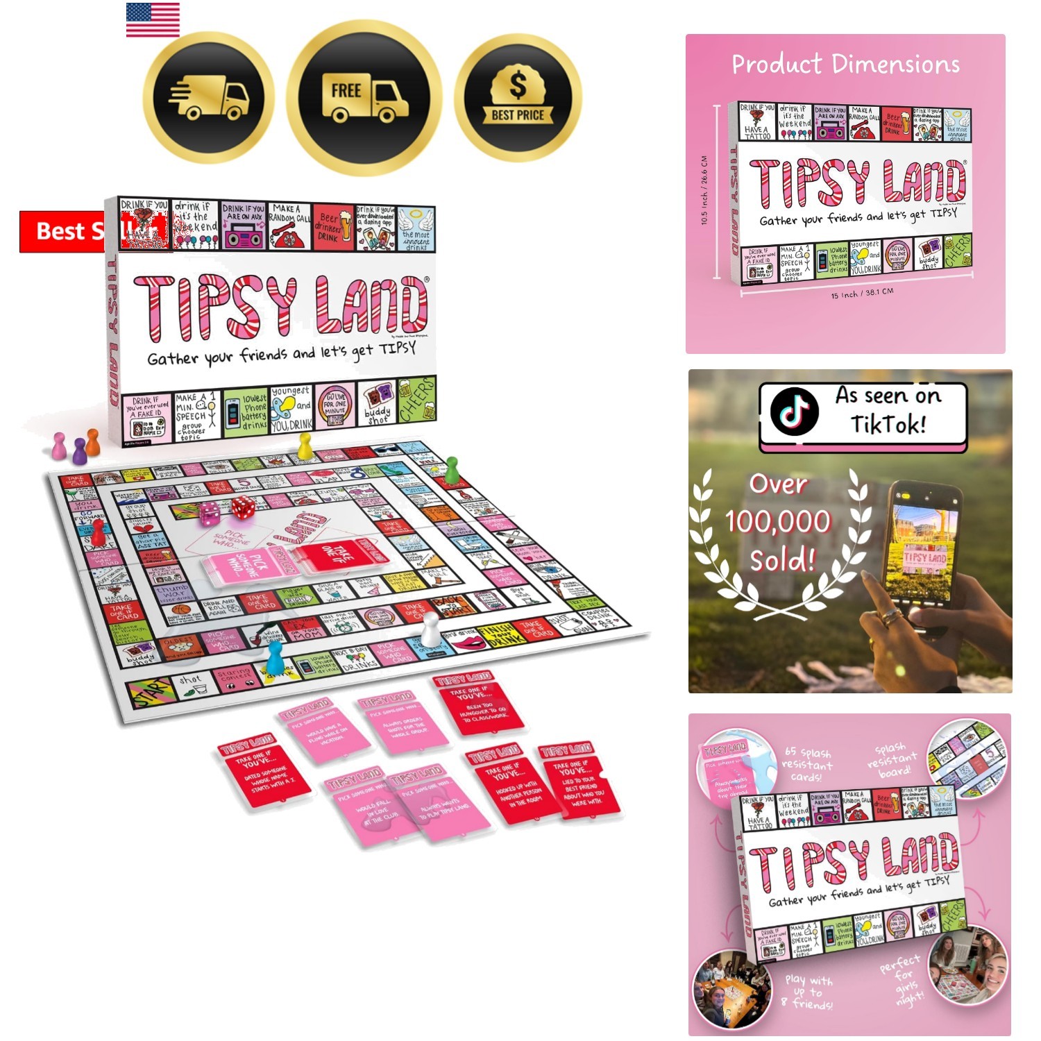 Edition | Official Product | Hilarious Adult Board Game | Group Game for Game…