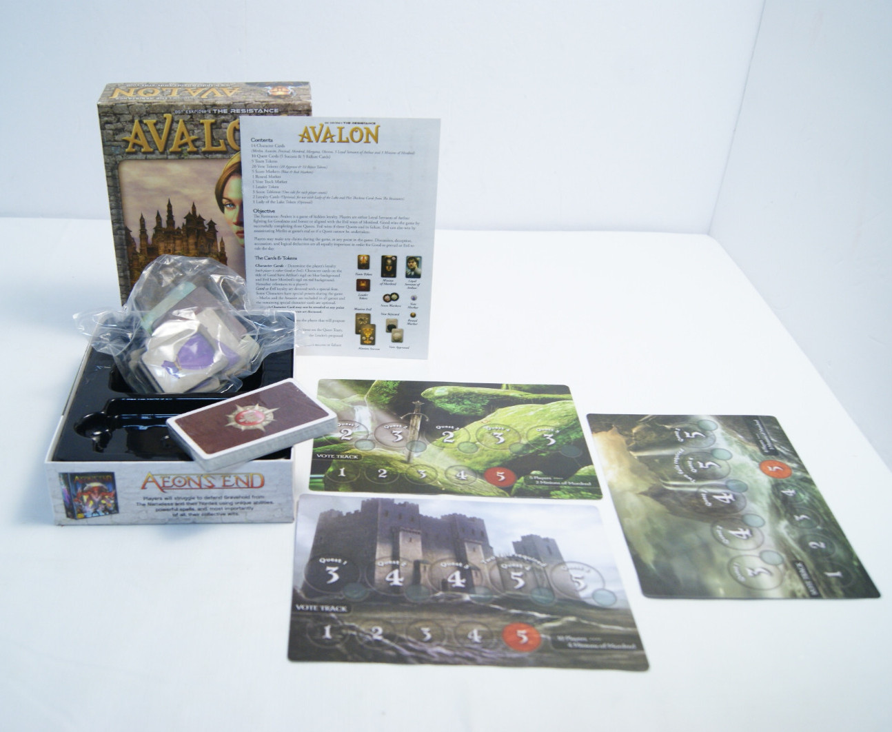 The Resistance & Avalon Lot of 2 Games by Indie Boards & Cards See Details