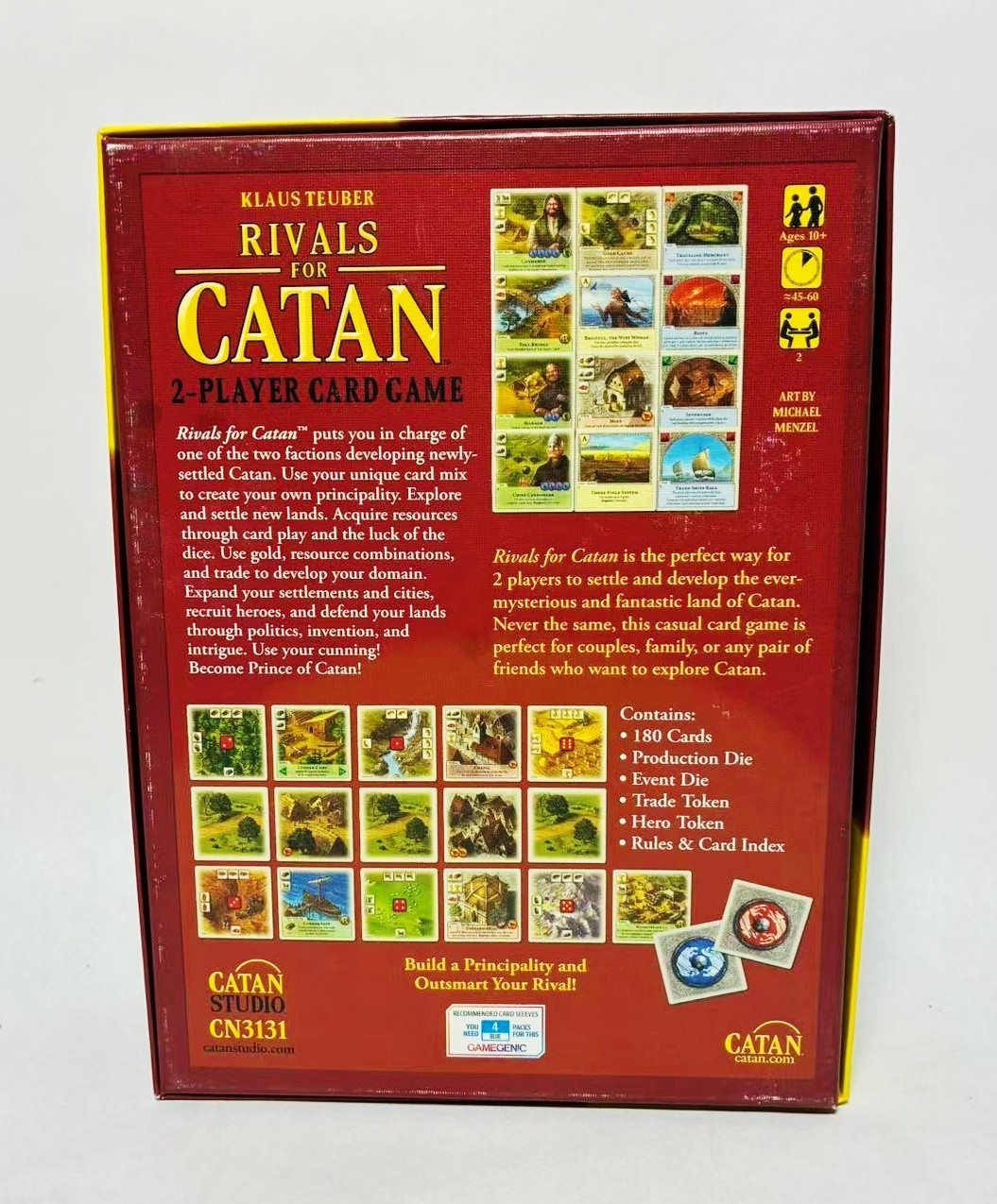 Board Game Bundle Lot of 5 Catan Duel Citadels Chess Checkers Go Game Complete
