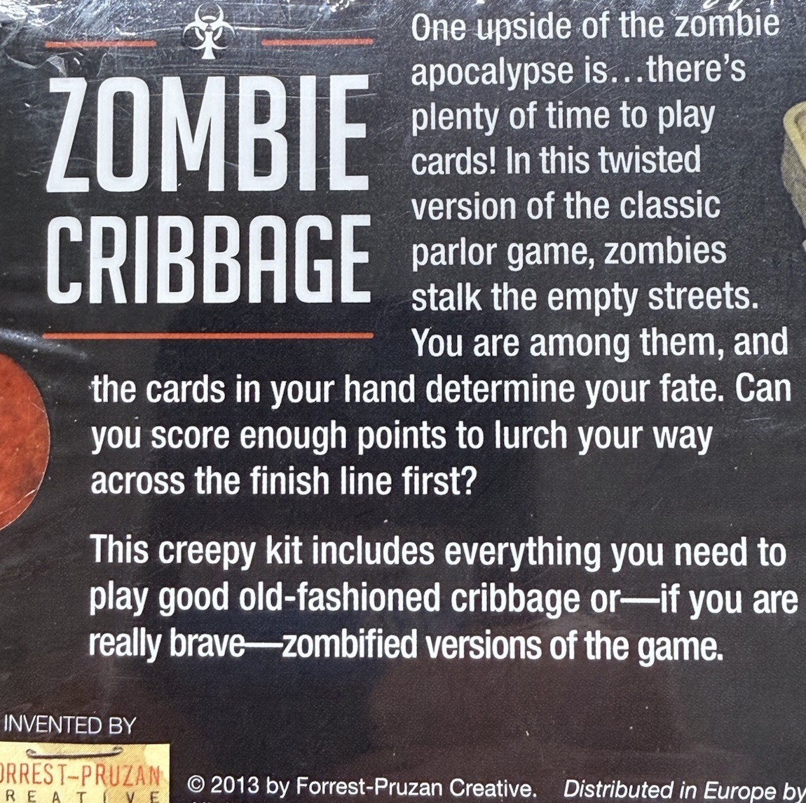 Zombie Cribbage : The Classic Parlor Game That Just Won’t Die SEALED