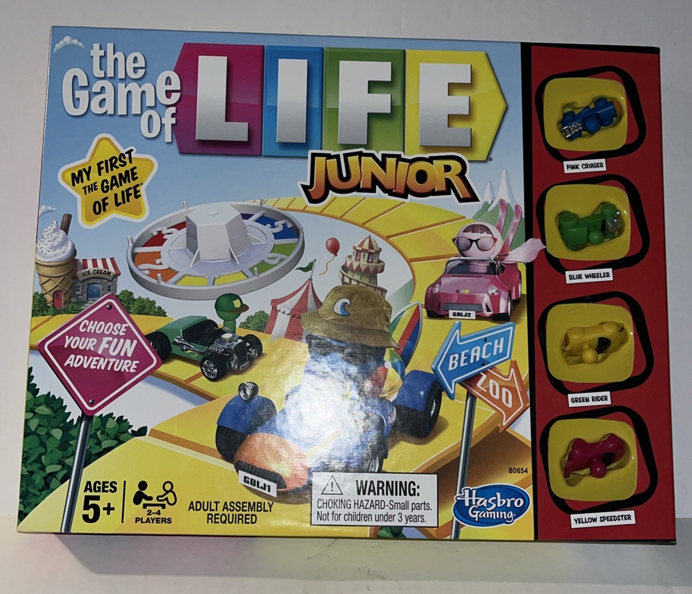 The Game of Life Junior Board Game Hasbro 2016 Complete Family Kids Fun Ages 5+