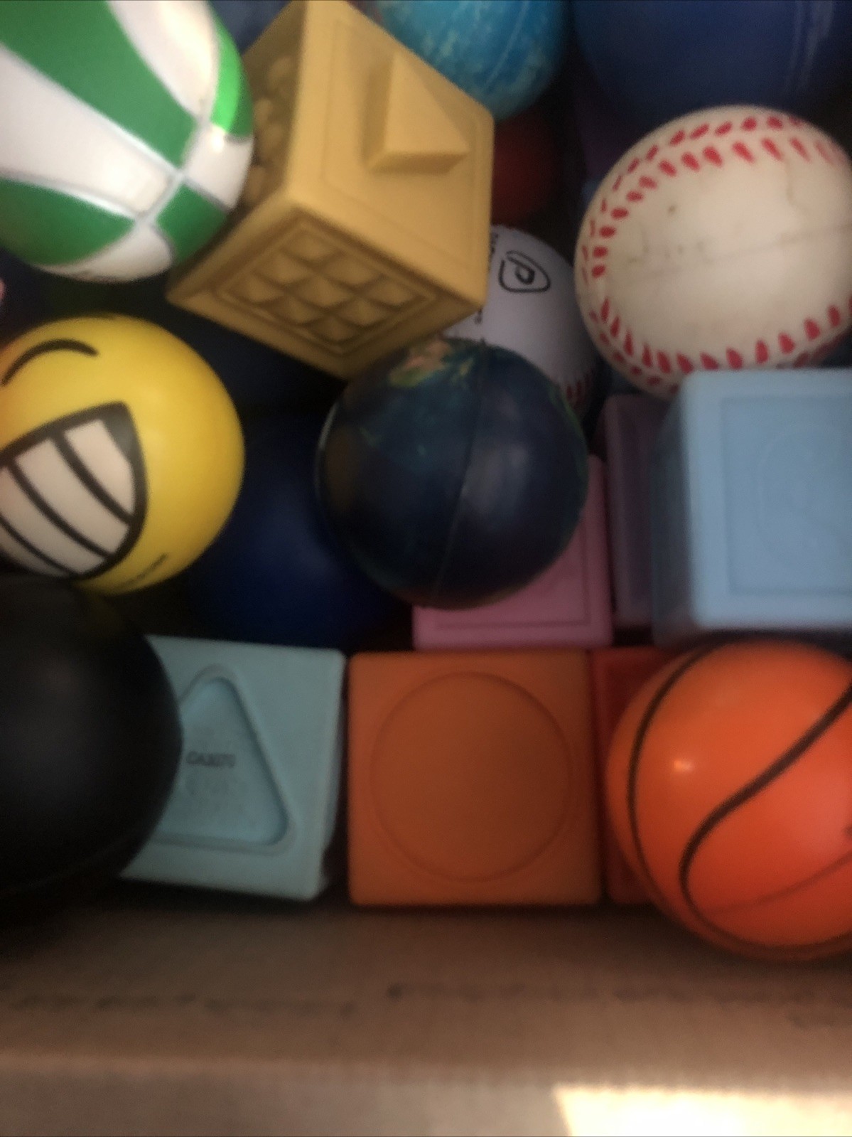 Lot OF 50+ BALL, SQUARES,! Must See! 3LB OF TOYS