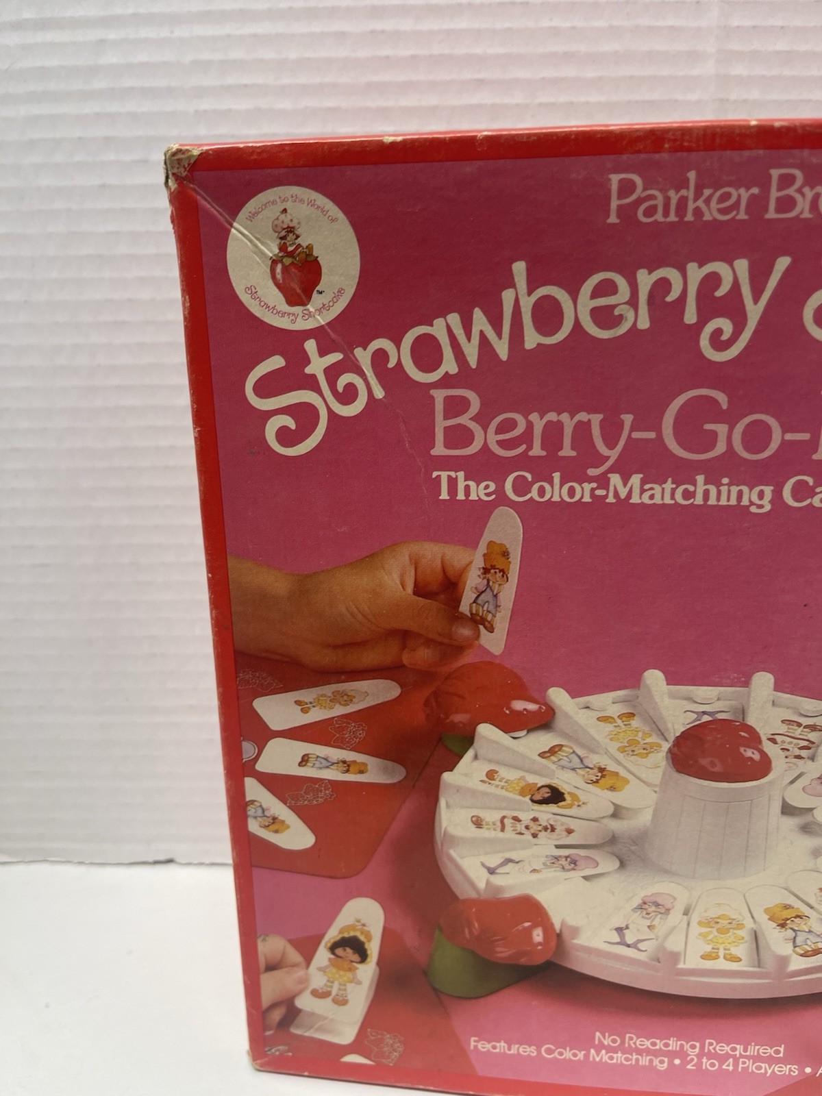1981 Parker Brothers Strawberry Shortcake Berry-Go-Round Carousel Incomplete
