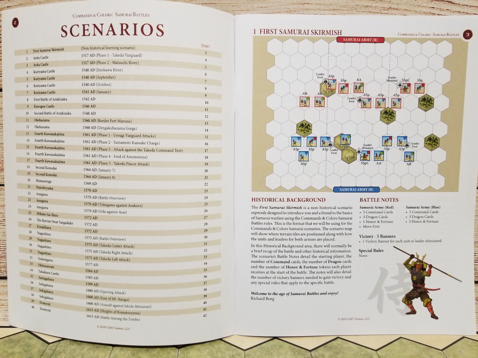 GMT Games Commands & Colors Samurai Battles 2nd Printing 2023 Edition SEALED