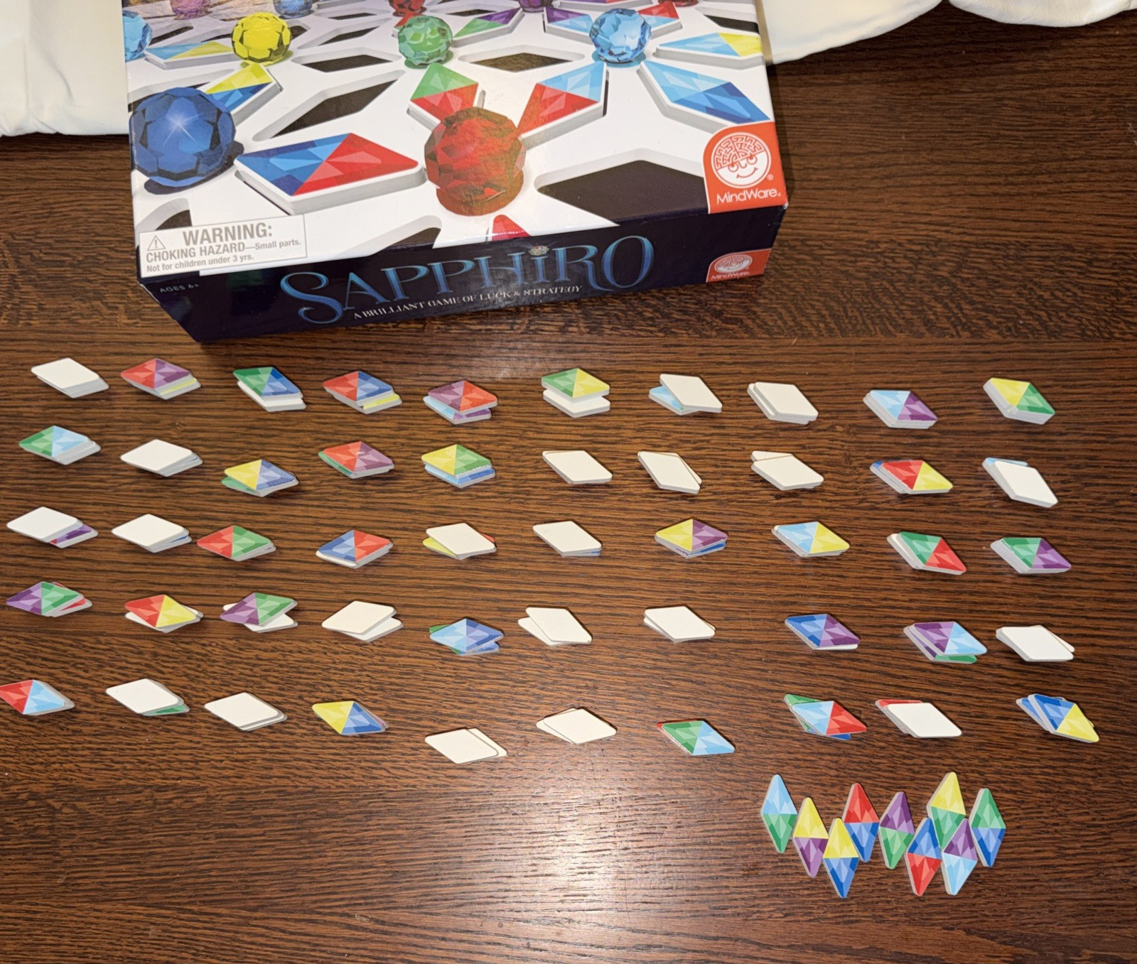 Sapphiro Board Game A Brilliant Game of Luck & Strategy by Mindware