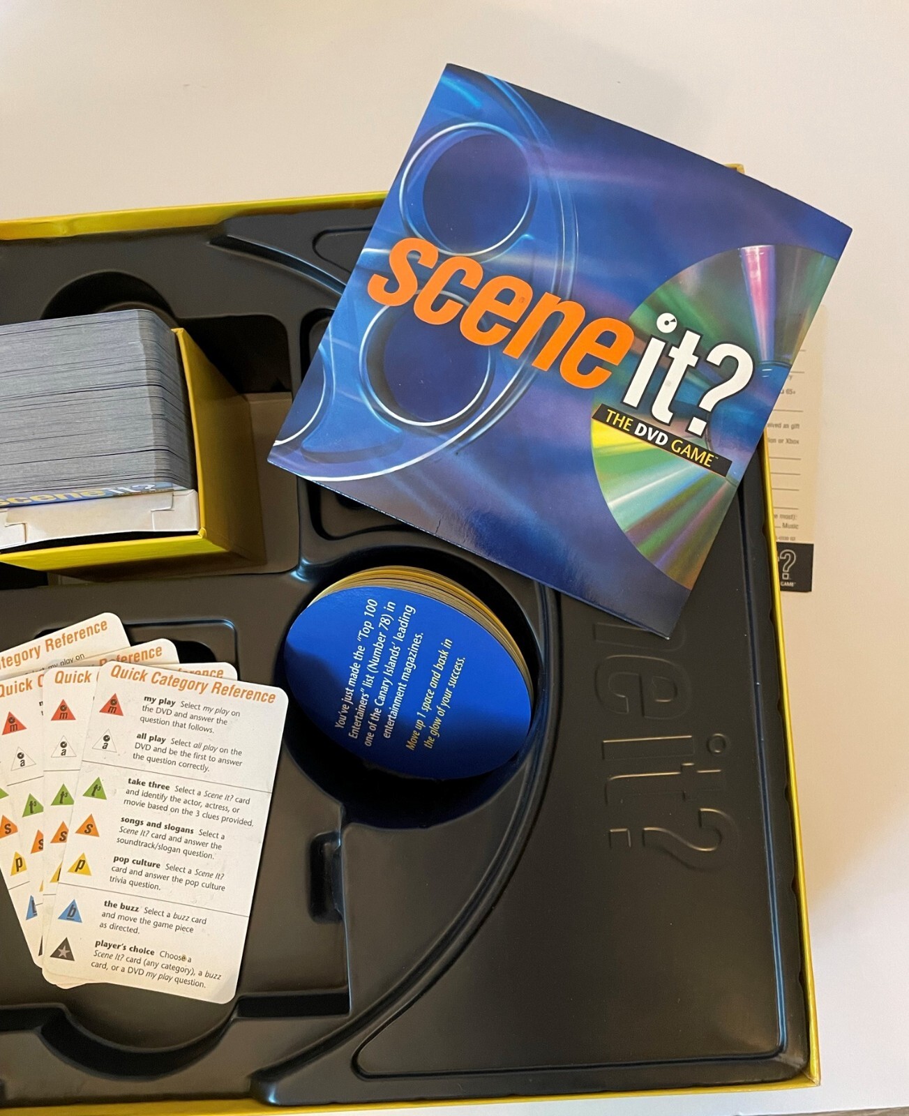 Scene It? The Movie Trivia DVD Board Game 2003 Age 13 – Adult 2 or More Players