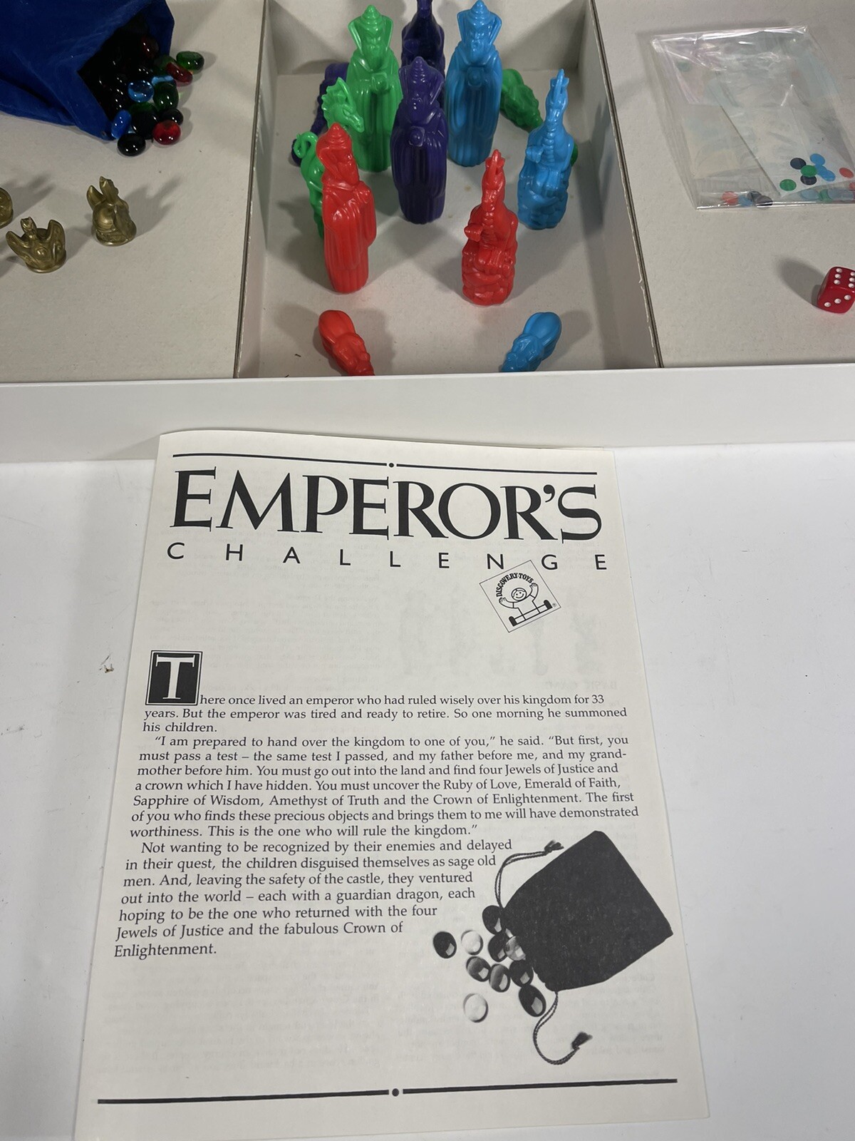 Emperor’s Challenge Board Game by Discovery Toys 1986 –  COMPLETE Excellent Cond