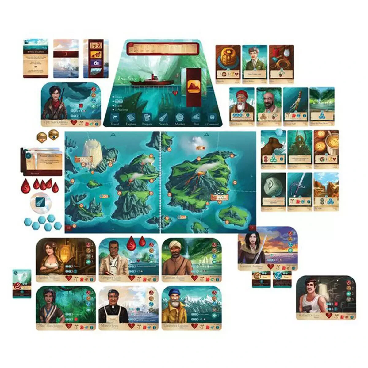 Sleeping Gods Board Game by Red Raven New in Shrink RVM023