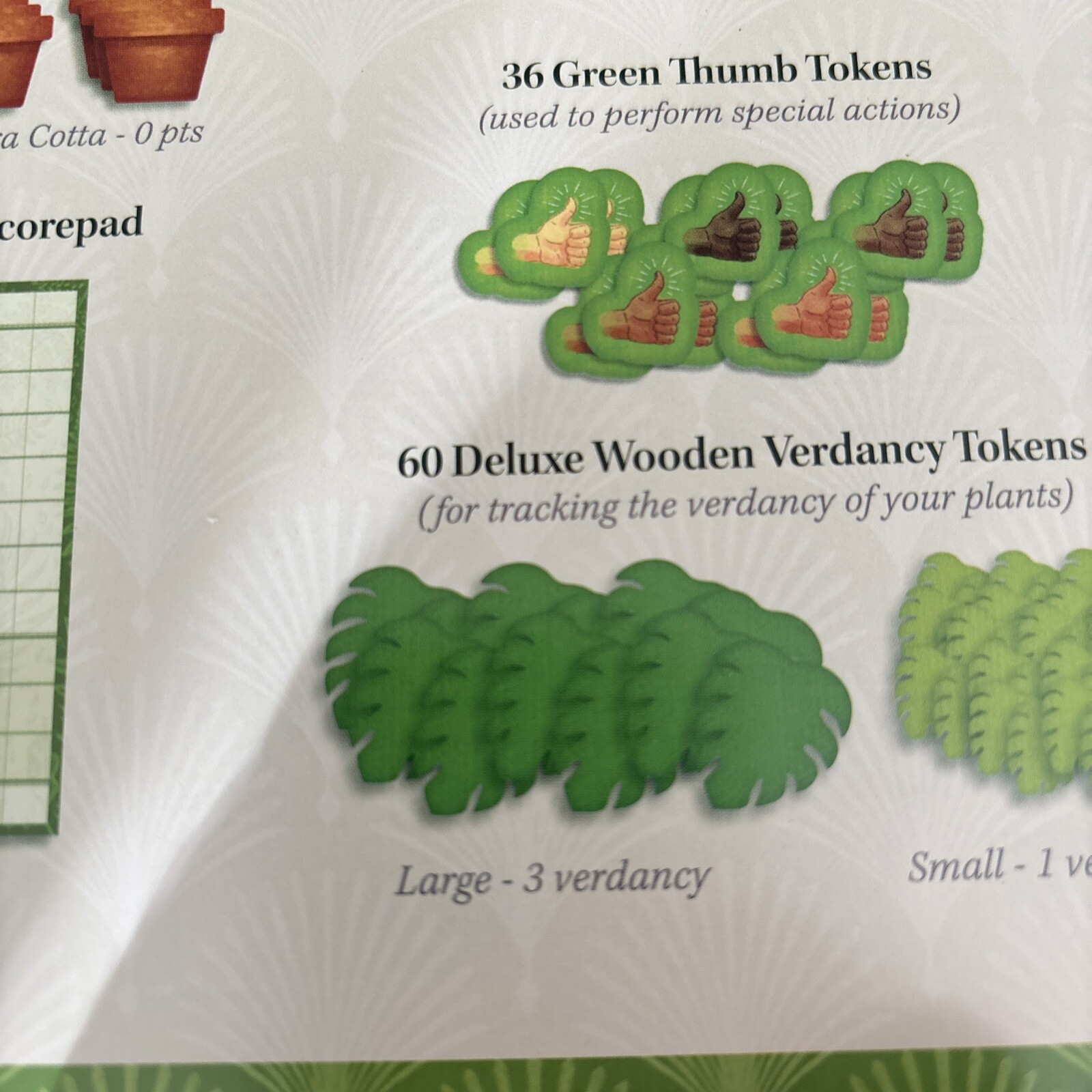 AEG Boardgame Verdant Box SW – Missing Large Verdant Tokens